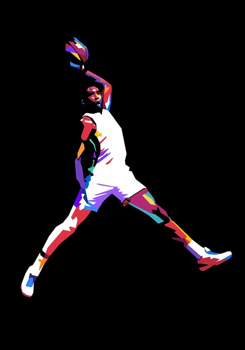 Slam Dunk Pop Art poster by Adriano