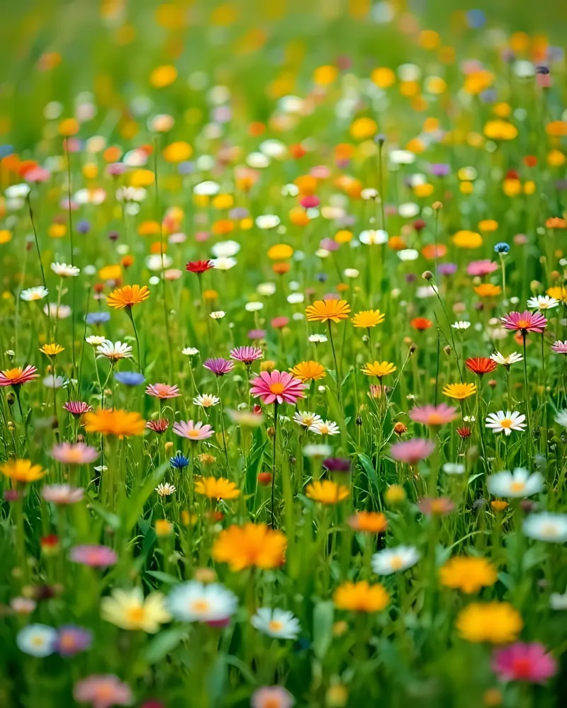 Flower meadow_style_A_1 canvas by Farb- und Blütenzauber by LK