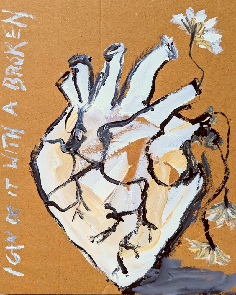 Blooming Heart 1 carta hahnemühle da sum2proveDesign