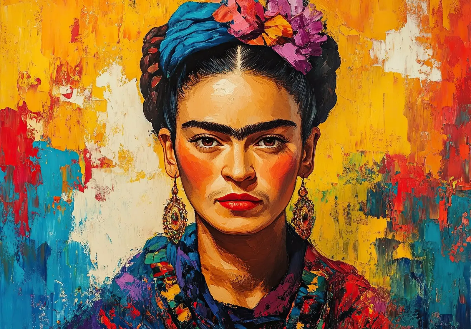 Frida Kahlo - Non perdetevi d'animo pellicola backlit da Fantasias Florales