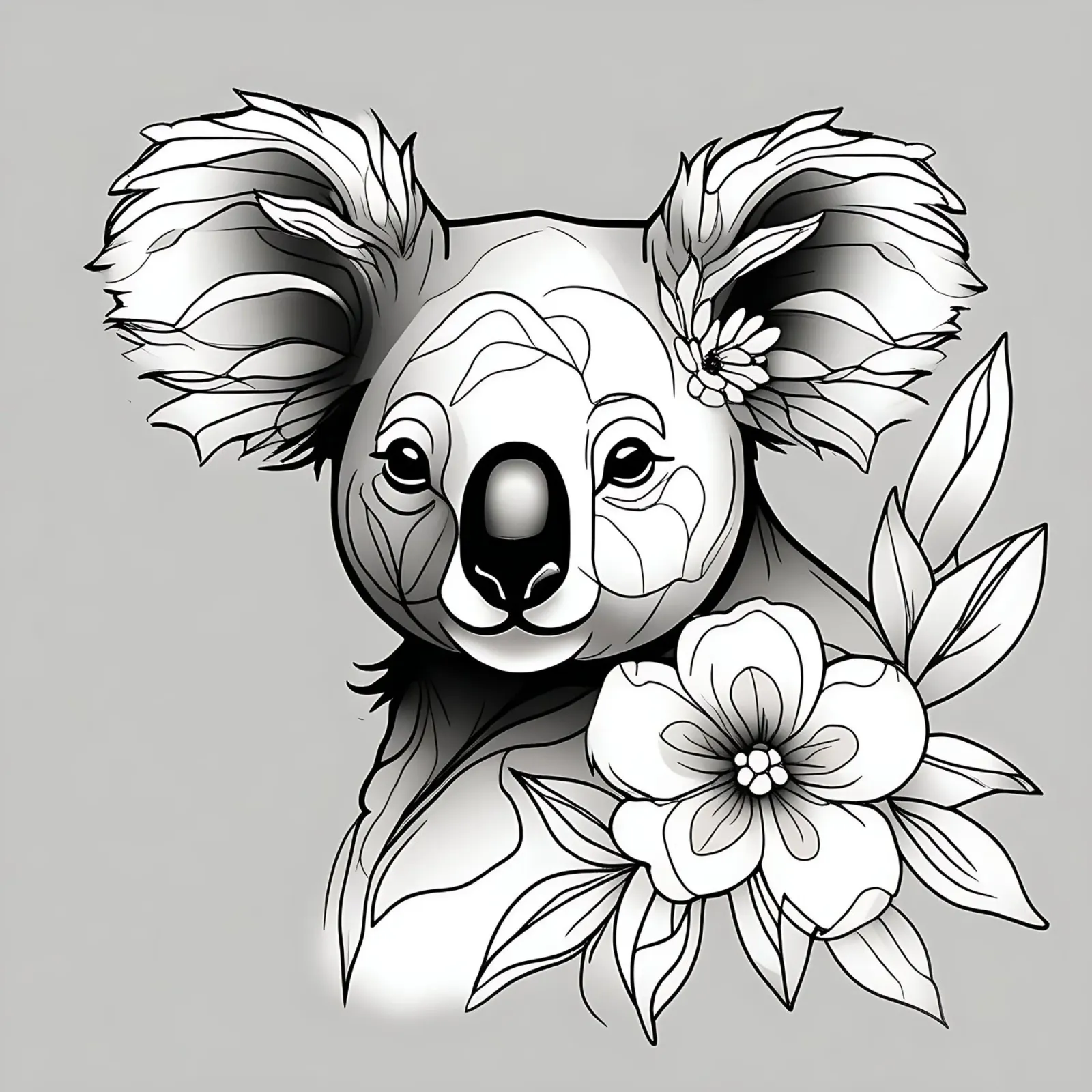Koala_Style_B_1 pellicola backlit da Tierisch bunt by LK