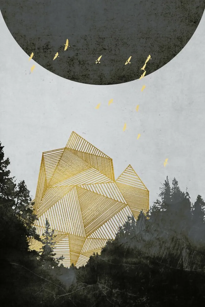 Goldberg poster con telaio in legno da Mia Nissen