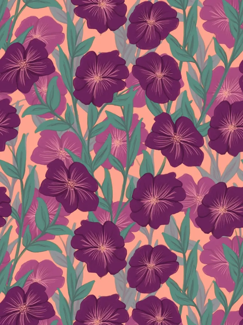 Bold Bloom Purple carta hahnemühle da designdn