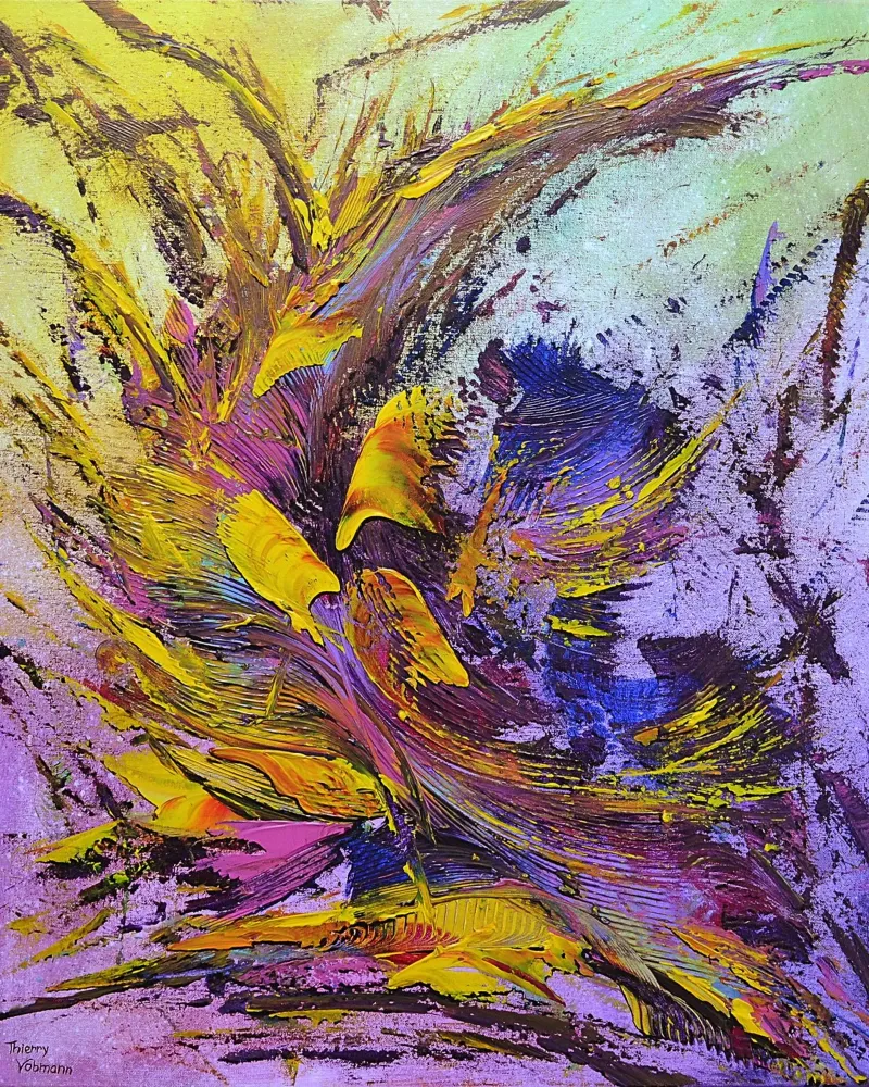 CREATIVE PASSION pellicola backlit da Thierry Vobmann Abstract painting