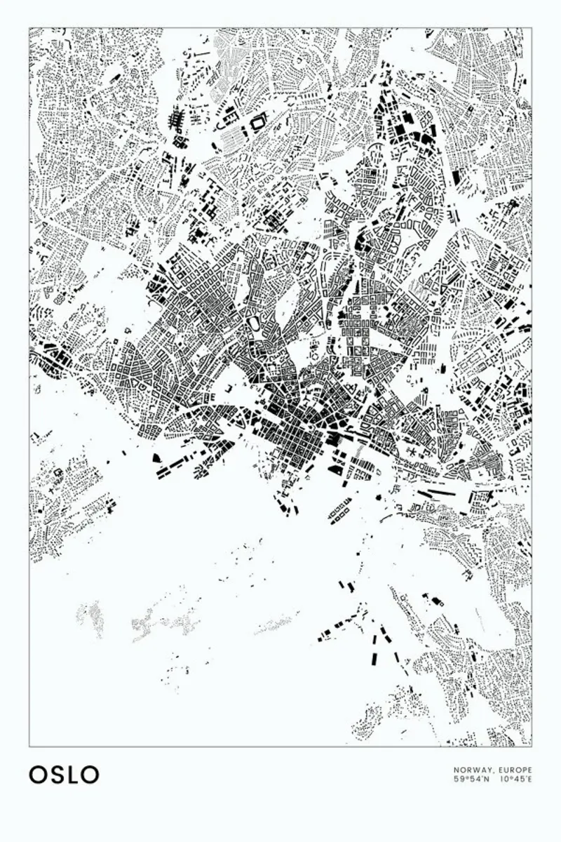 Oslo carta hahnemühle da The Cartography Collection