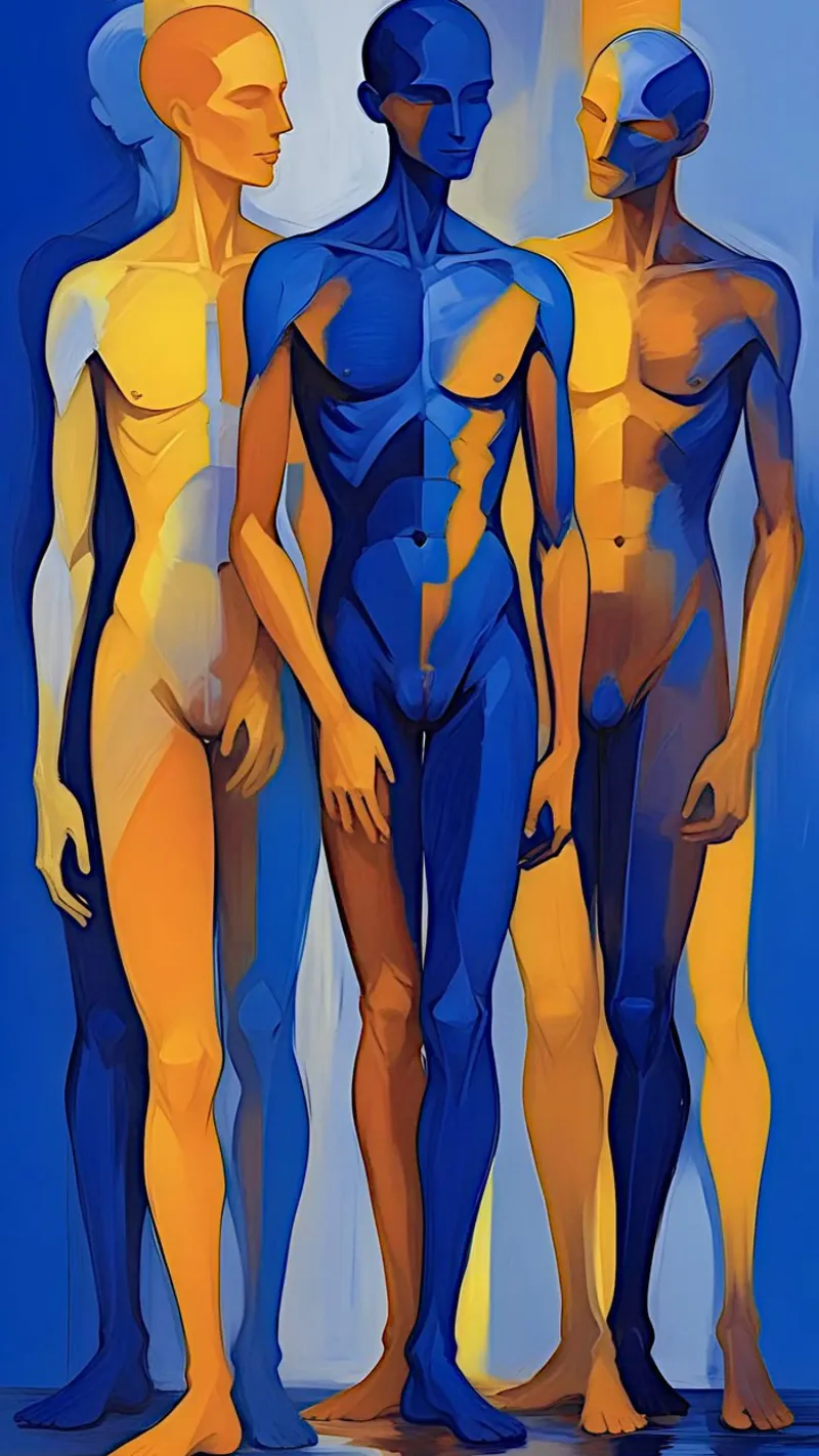 People47 canvas by WALLART-Peter Lorenz