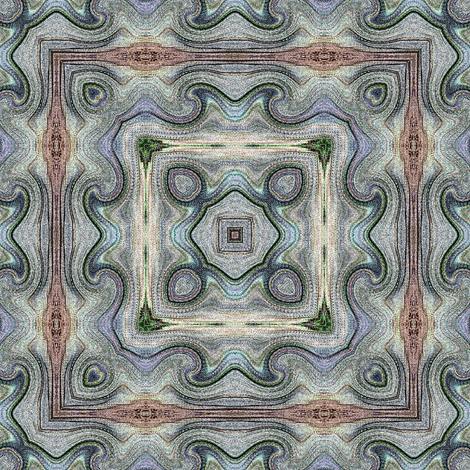 Antique ornament in light-coloured look hahnemühle by Gürsel Yesil Digital Art