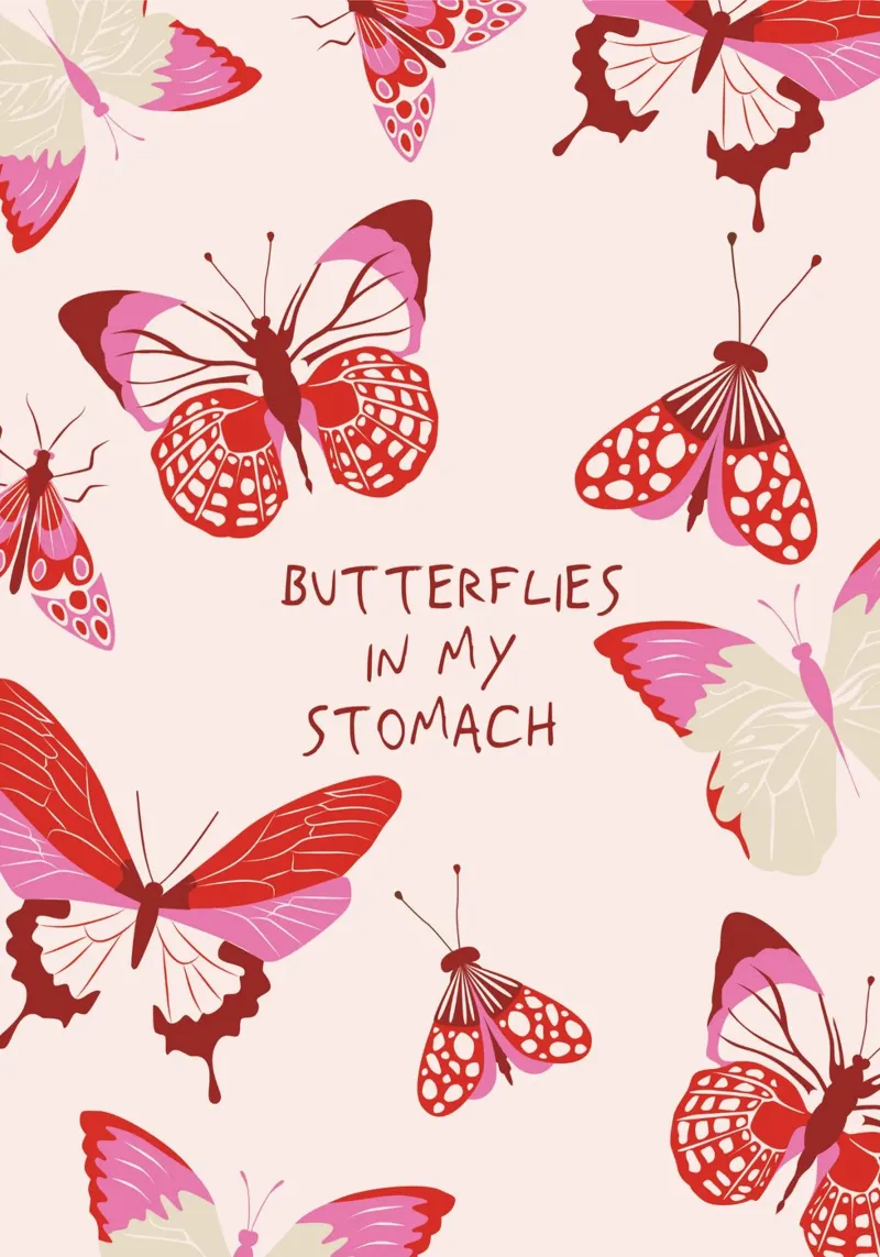 Butterflies In My Stomach poster da Retro Love