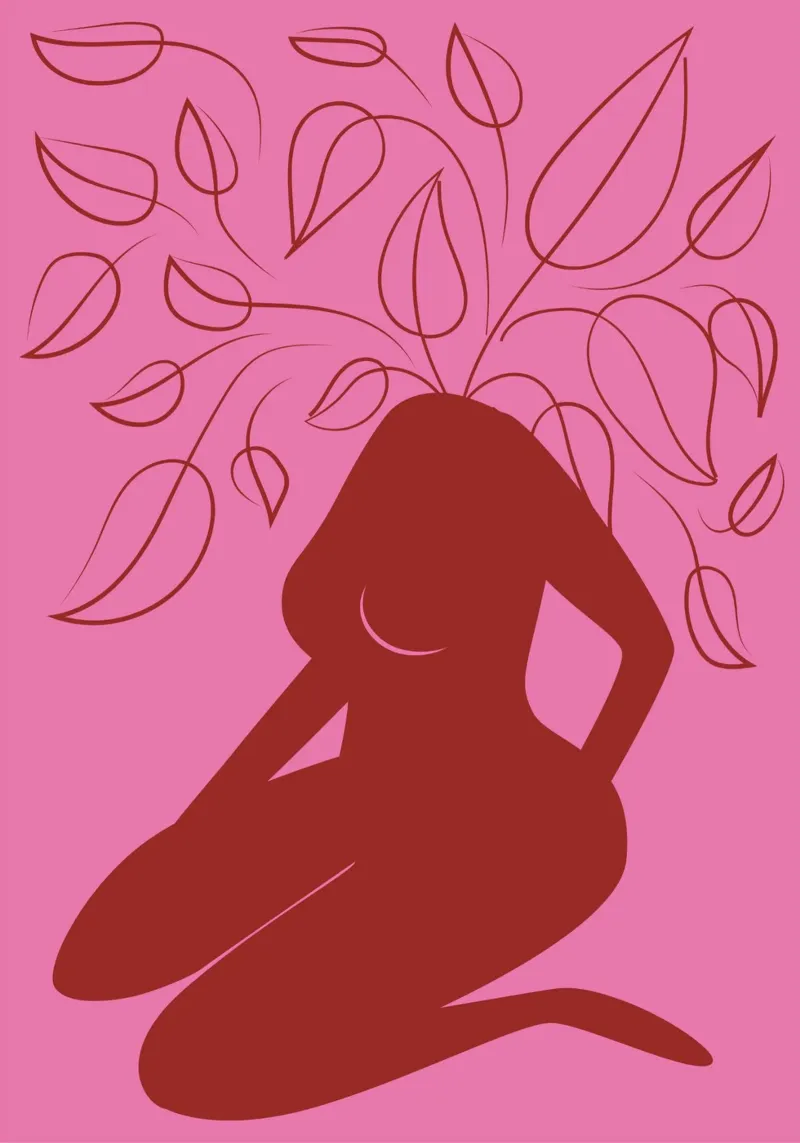 Female Silhouette poster by Retro Love