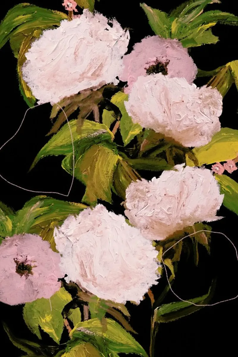 Peonies 2 pellicola backlit da Leigh Viner