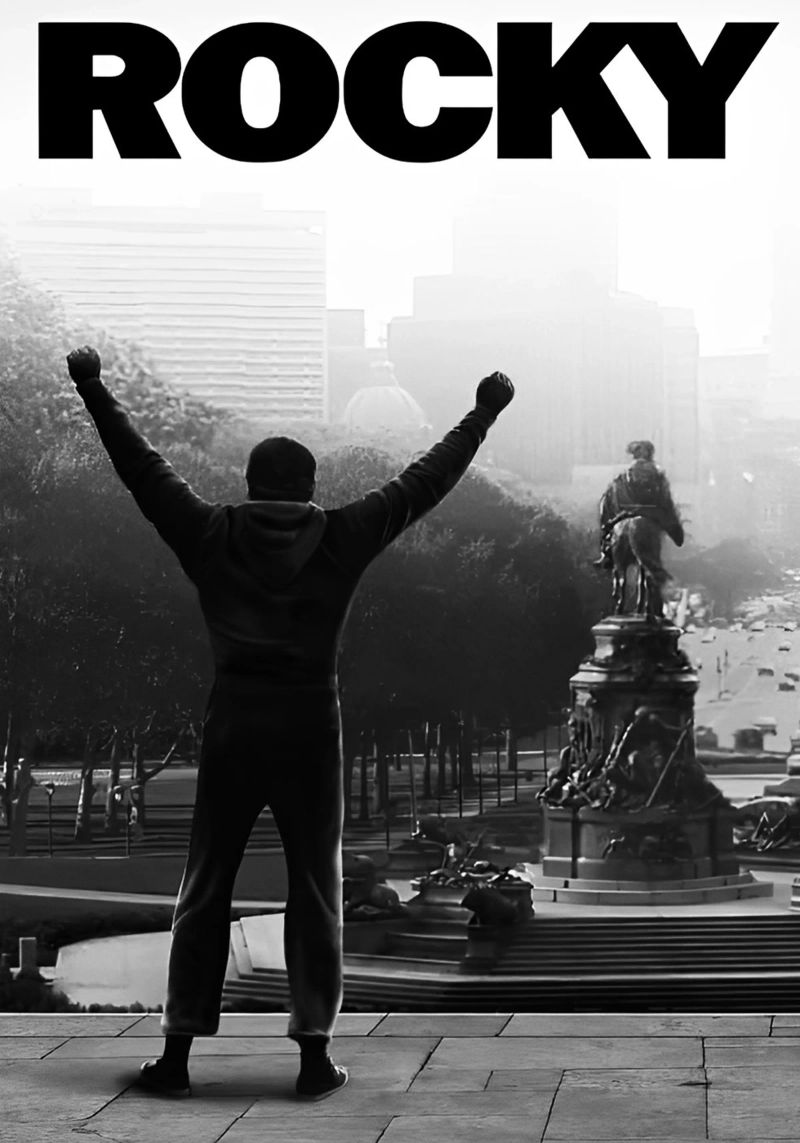 Rocky Balboa Vintage Retro Photography Art poster de kembangross