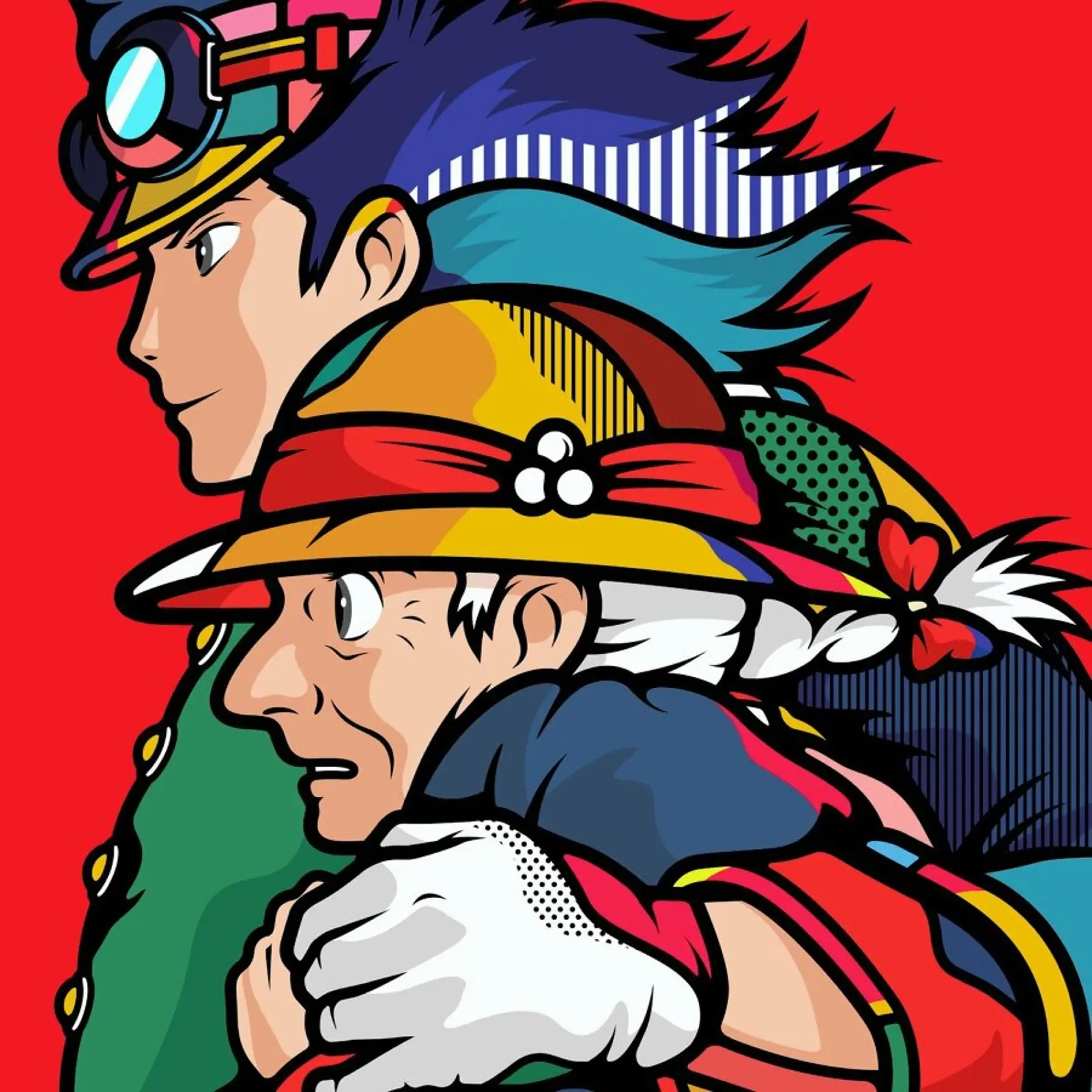 Howl's Moving Castle pellicola backlit da Van Orton Design