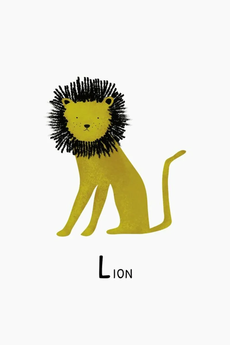Lion pellicola backlit da Little Flourishes