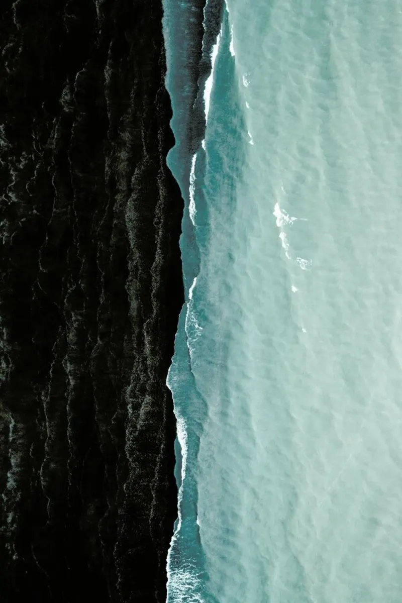 Waves poster con telaio in alluminio da METROPOLIS