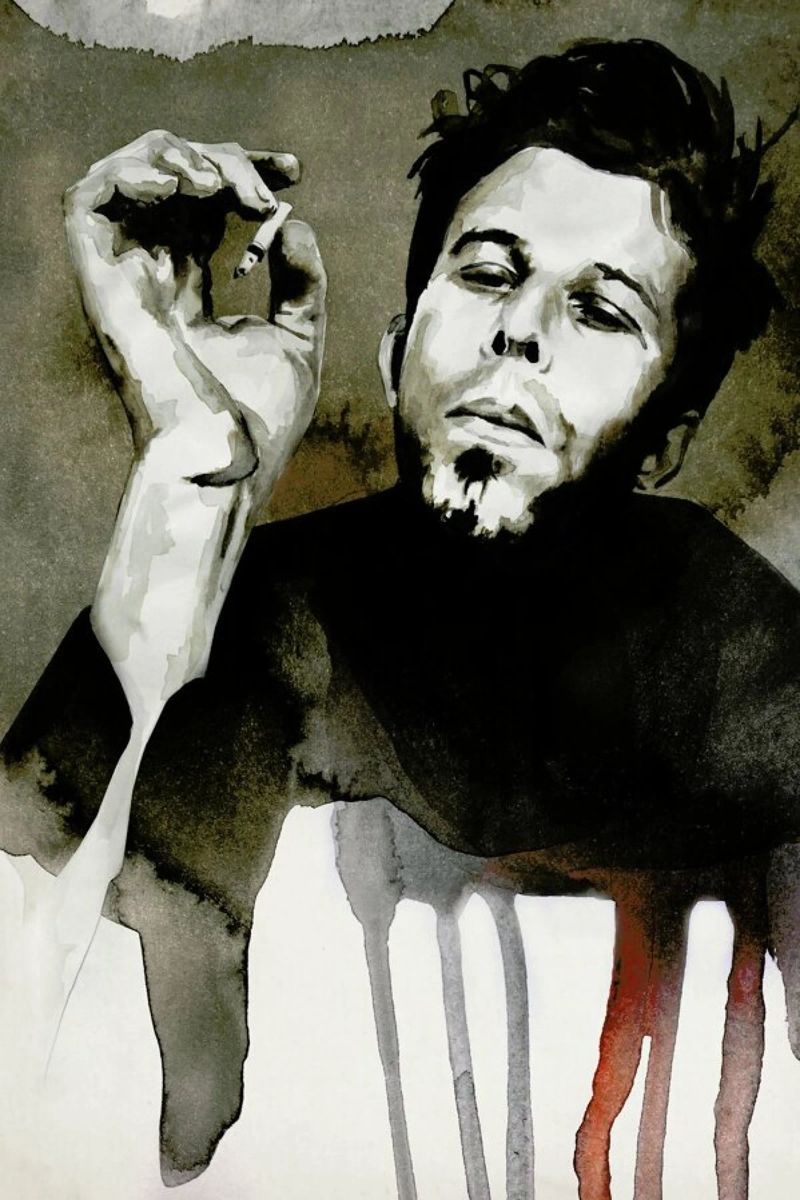 Tom Waits poster da David Diehl