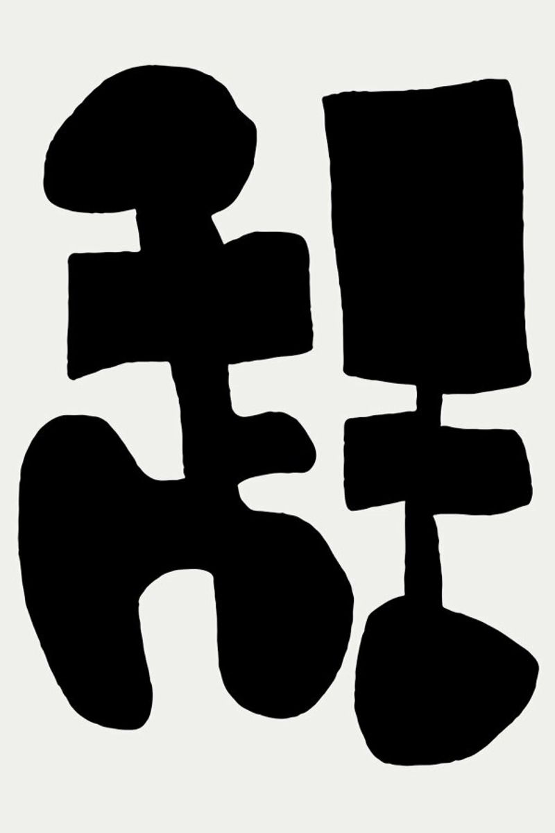 Black Spring poster con marco de aluminio de Tanja Schaub