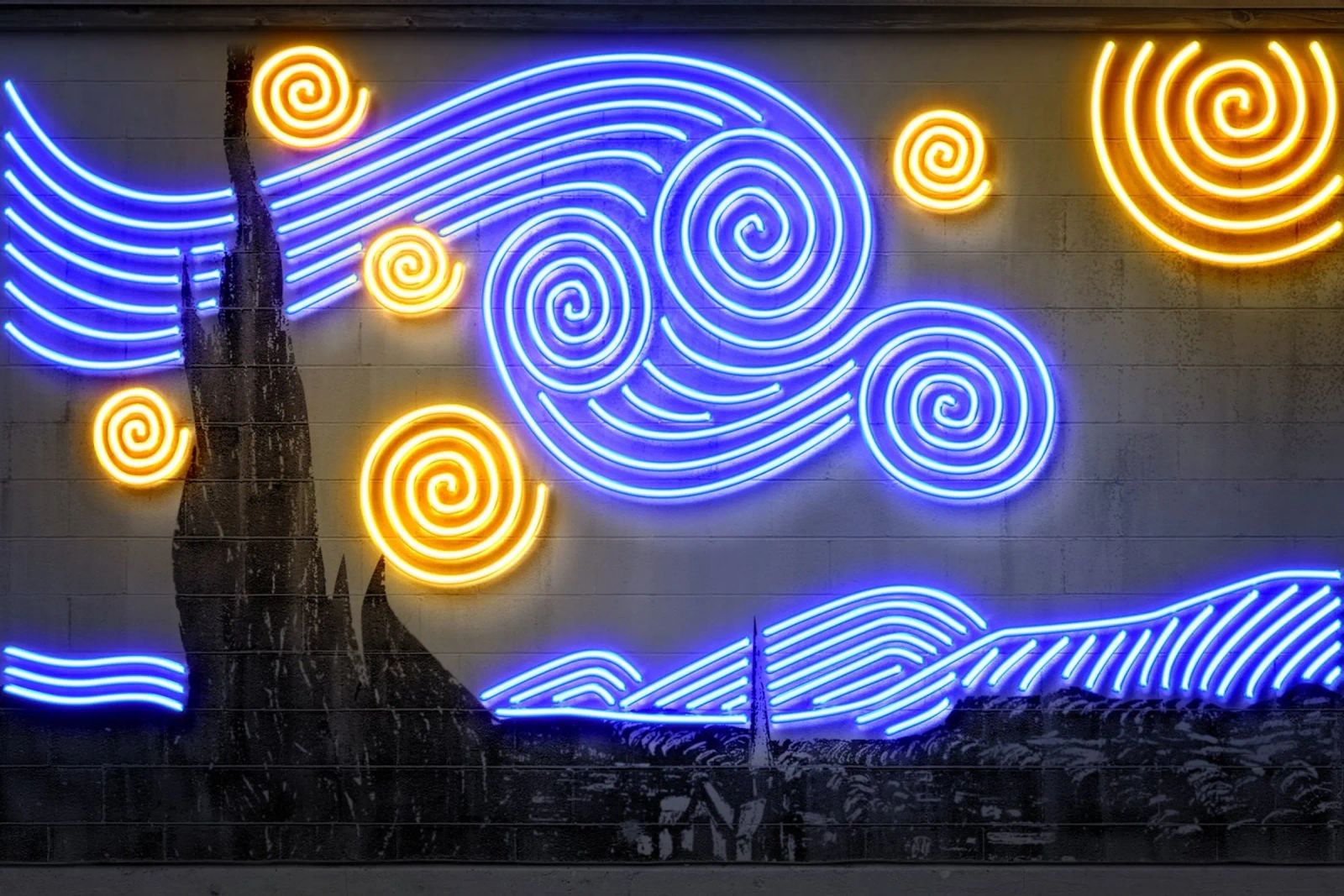 Starry Night poster by Octavian
