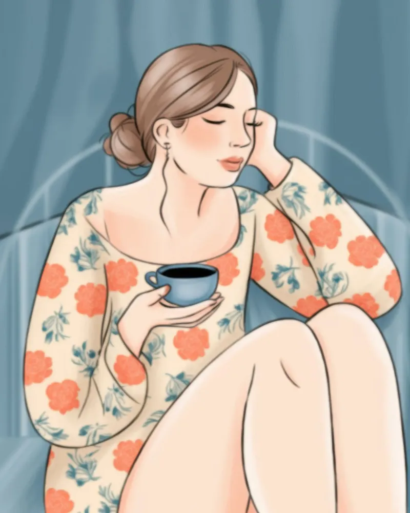 Tranquil Tea Time hahnemühle by Color Oblivion