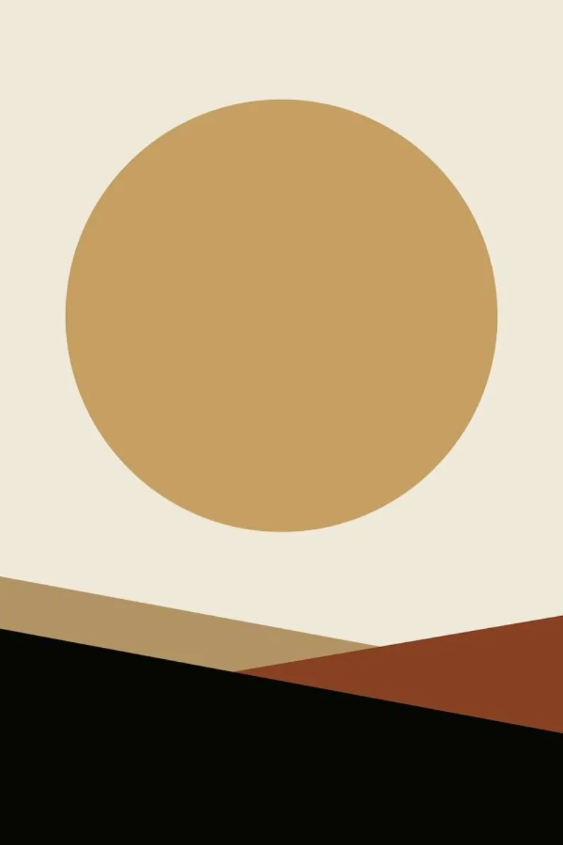Golden poster con telaio in plastica da Pure