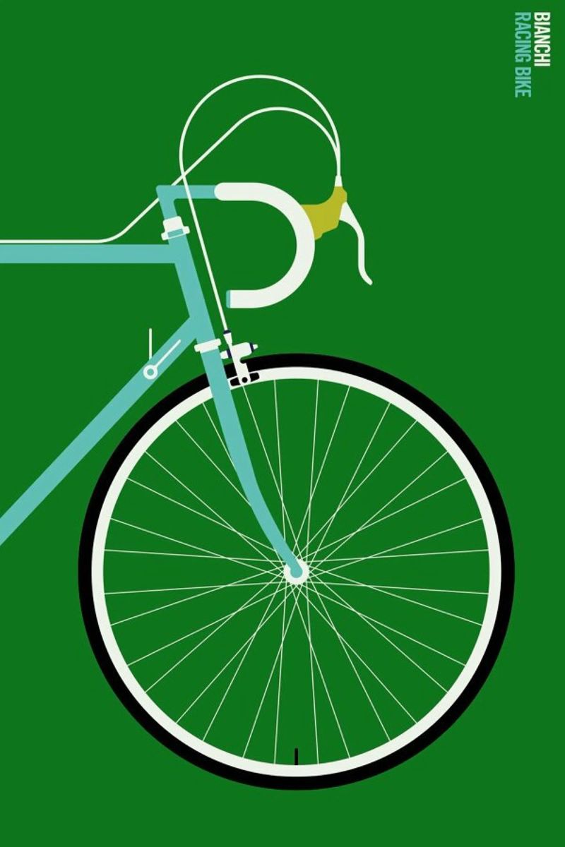 Icons Bianchi Front poster by Bo Lundberg