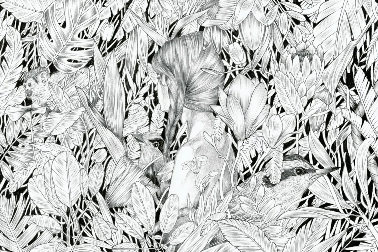 Camouflage carta hahnemühle da Faunesque