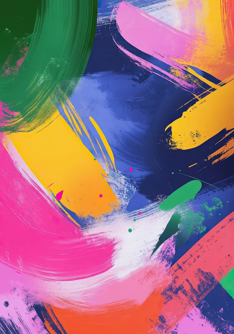 The composition of chaos canvas by Nikis Art Studio