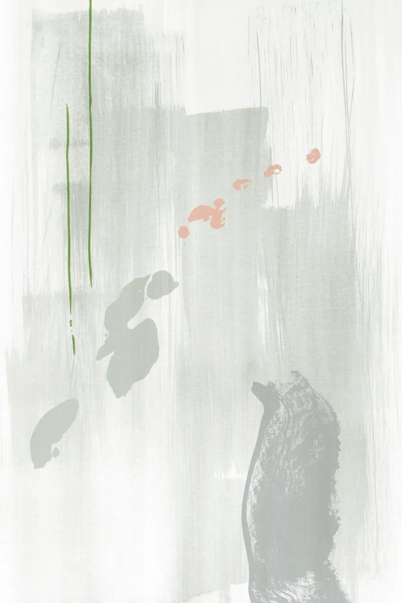 Light Grey Abstraction canvas by NouveauPrints