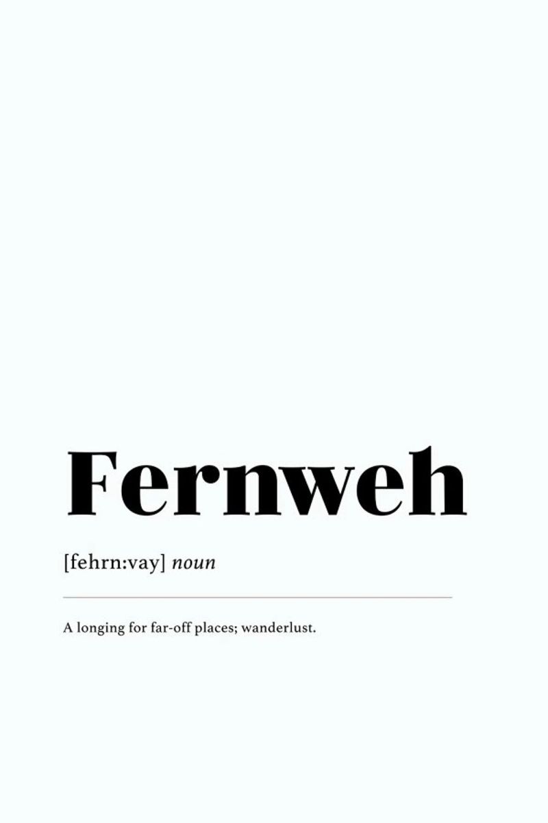 Fernweh poster de daylight design studio