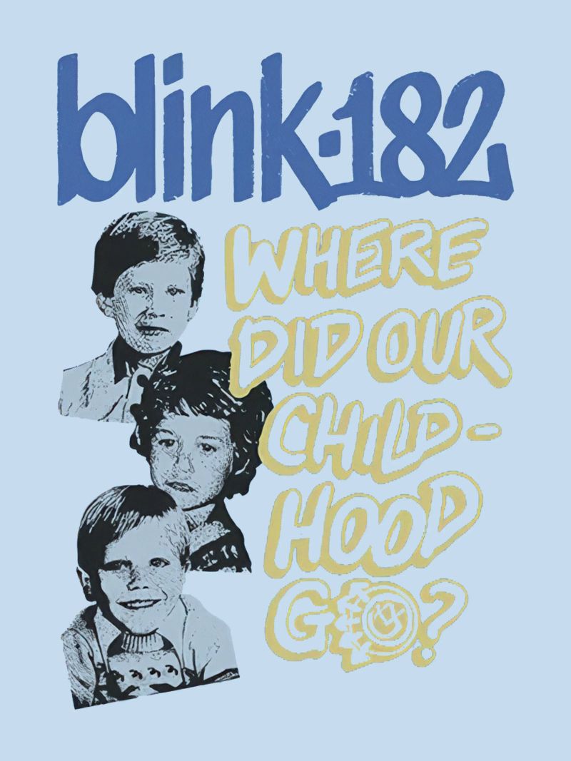 Blink 182 One More Time Parte 2 Infanzia poster da Curtishop