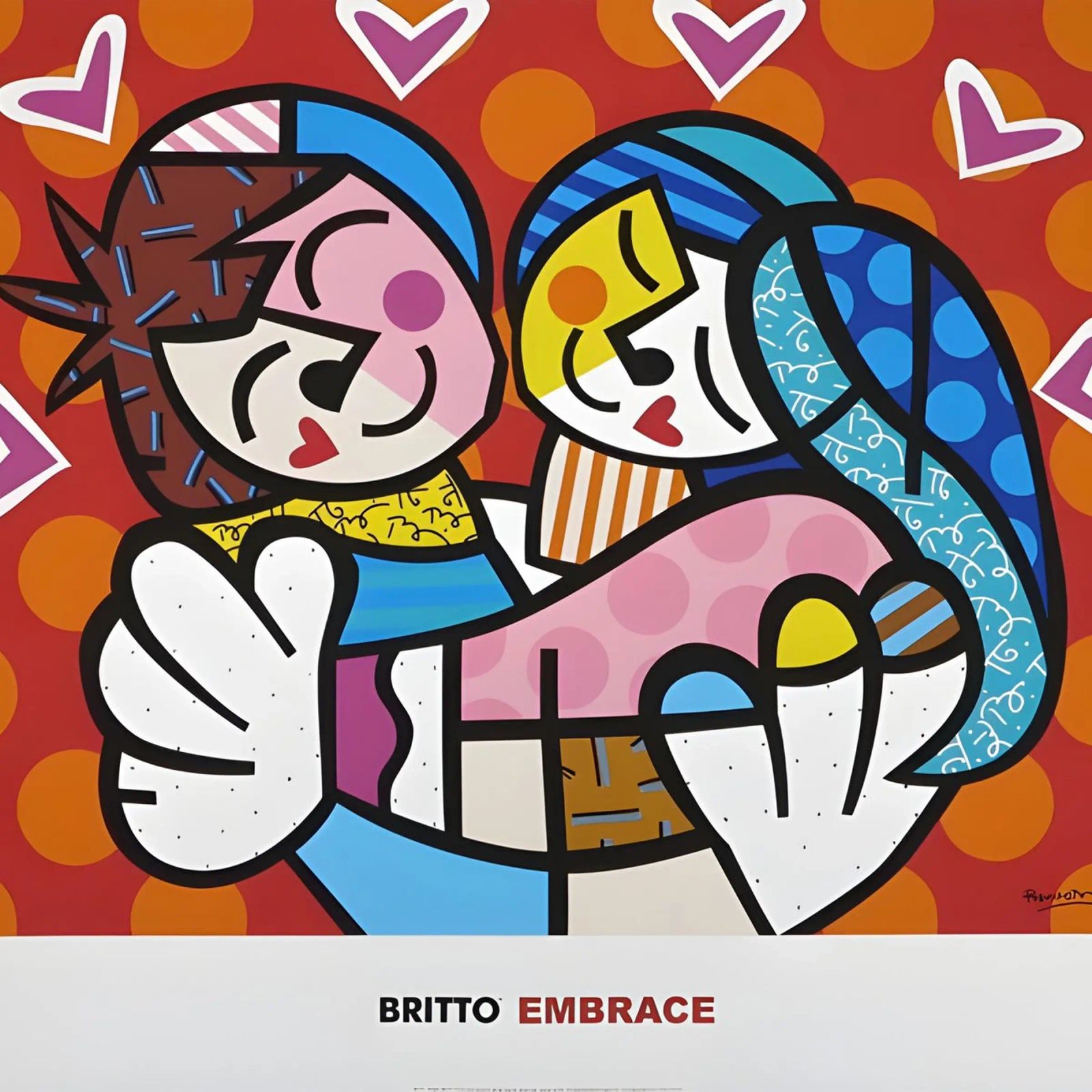 Abrazo Britto poster de Perdana shop