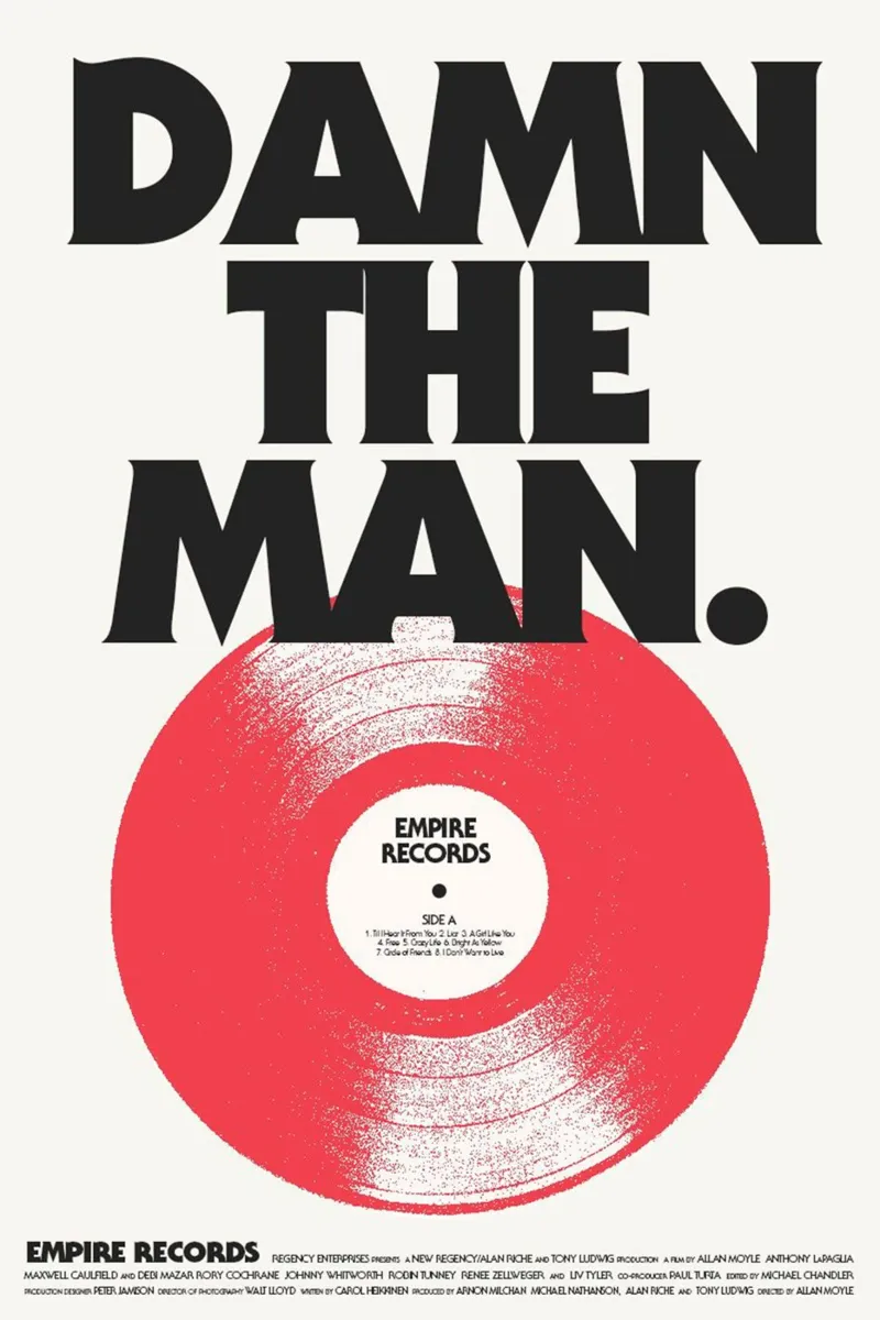 Damn The Man canvas with Floater frame by HUMMERSONIC