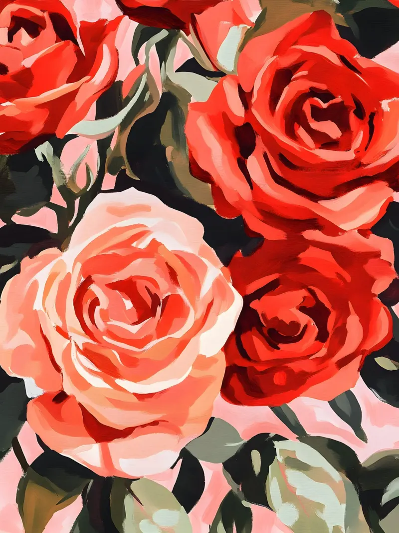 The Roses alu-dibond by Gypsy Galleria