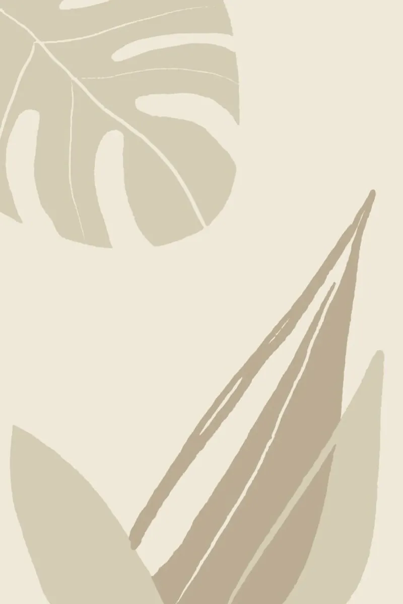Leaves canvas by Pure