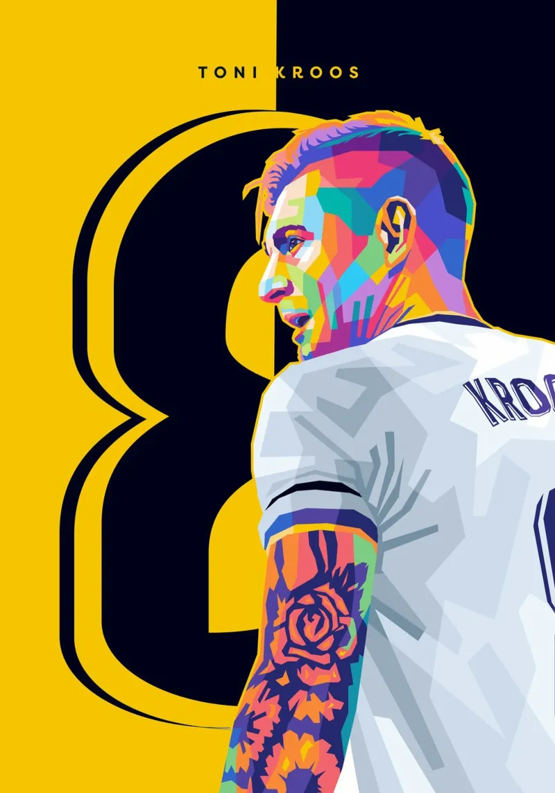 Toni Kross WPAP pellicola backlit da WPAP MALANG