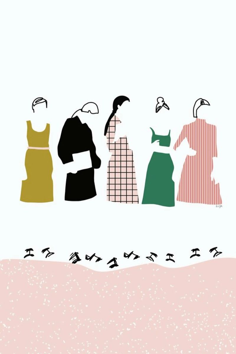 Fashion Line poster by Linda Gobeta