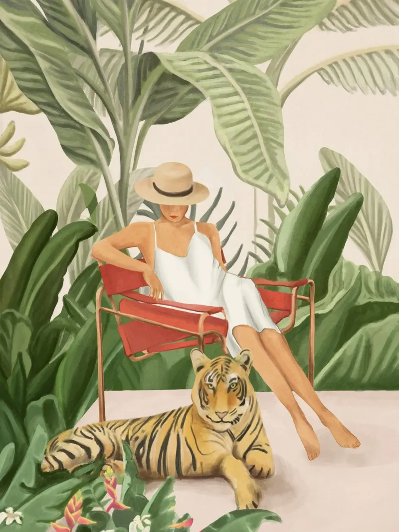 The Lady and the Tiger II pellicola backlit da Flow Line