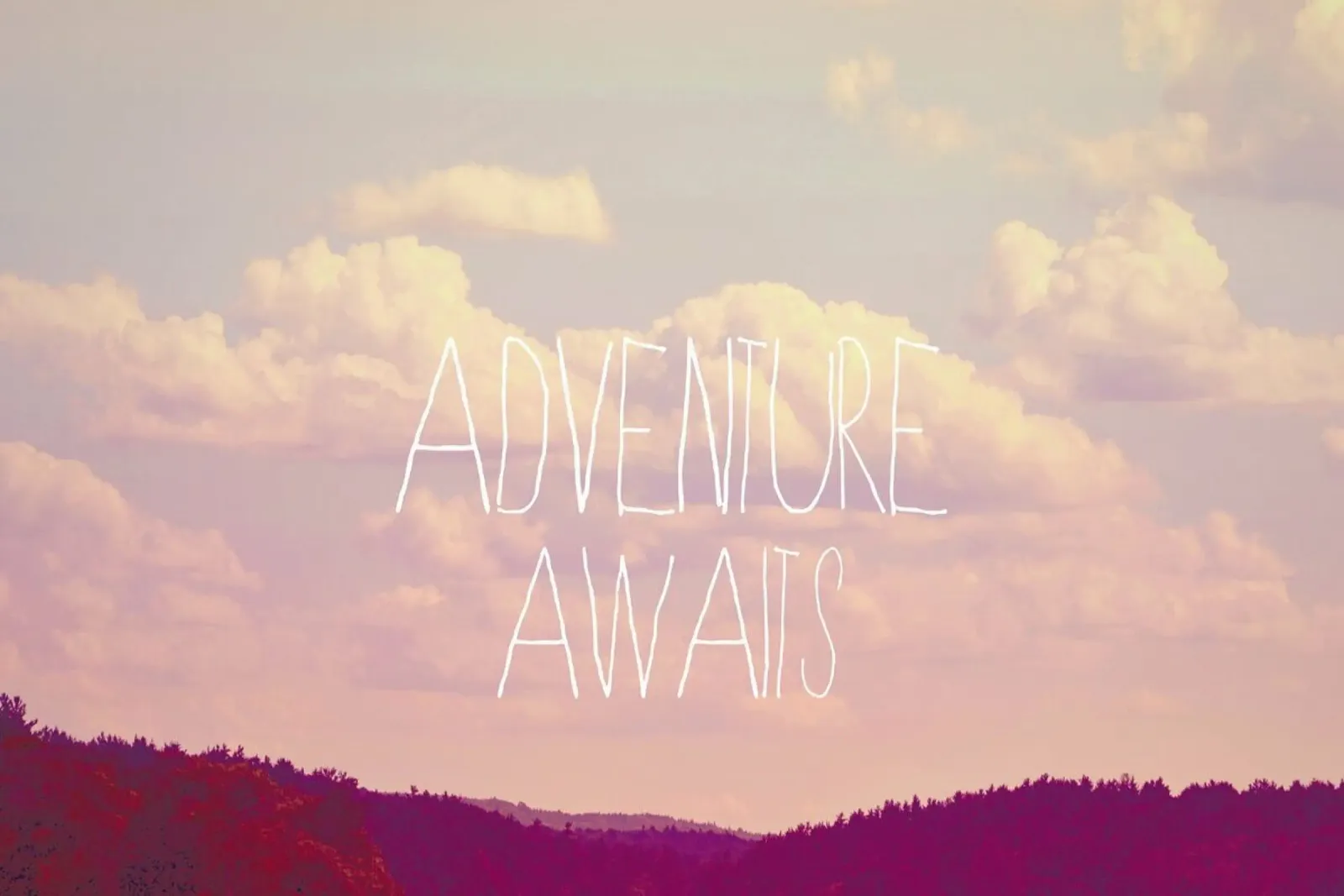 Adventure Awaits 1 pellicola backlit da Vintage Skies