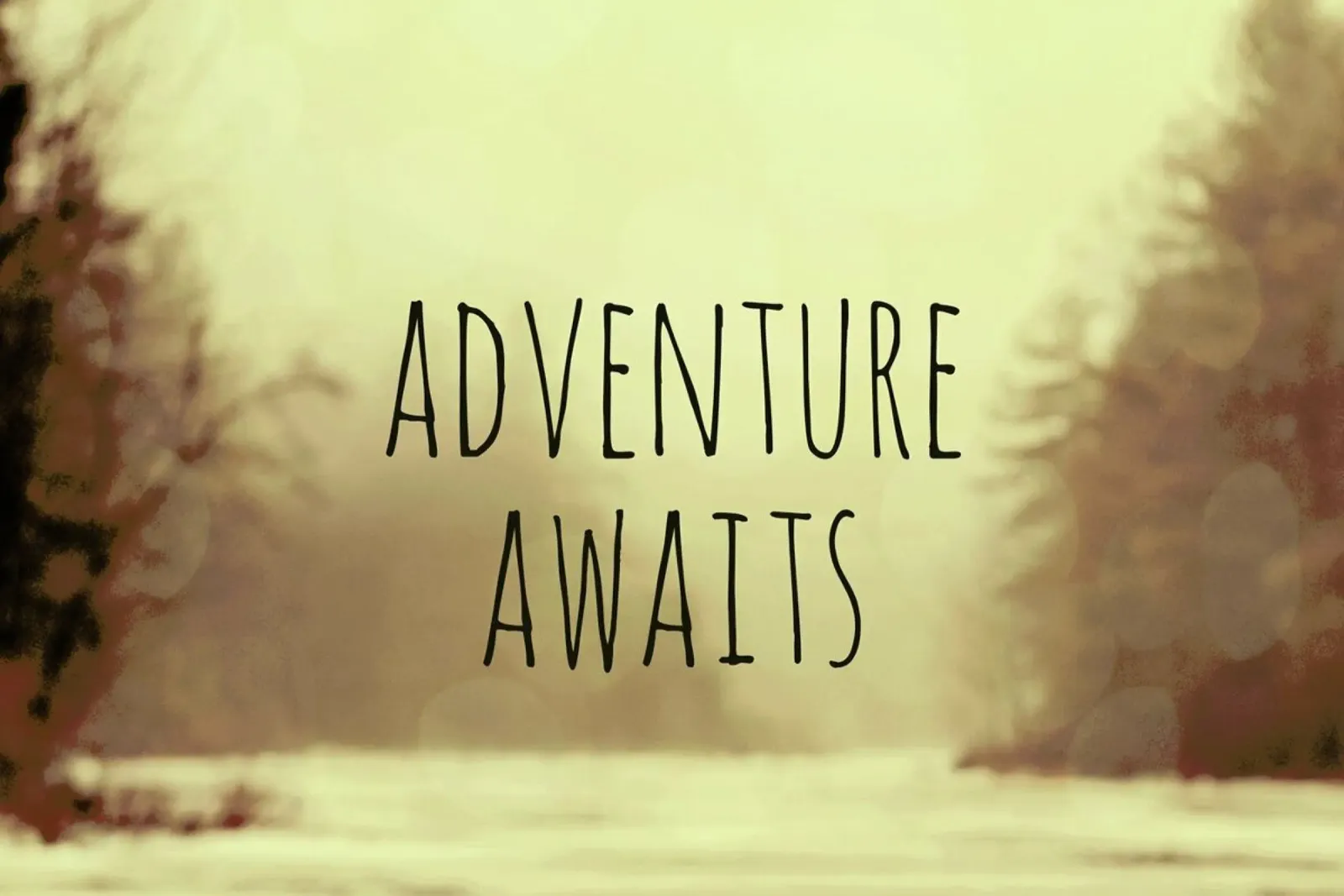 Adventure Awaits 2 pellicola backlit da Vintage Skies