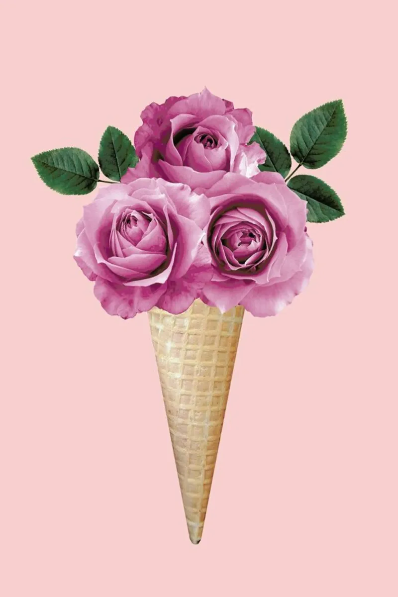 Floral Ice Cream pellicola backlit da cafelab