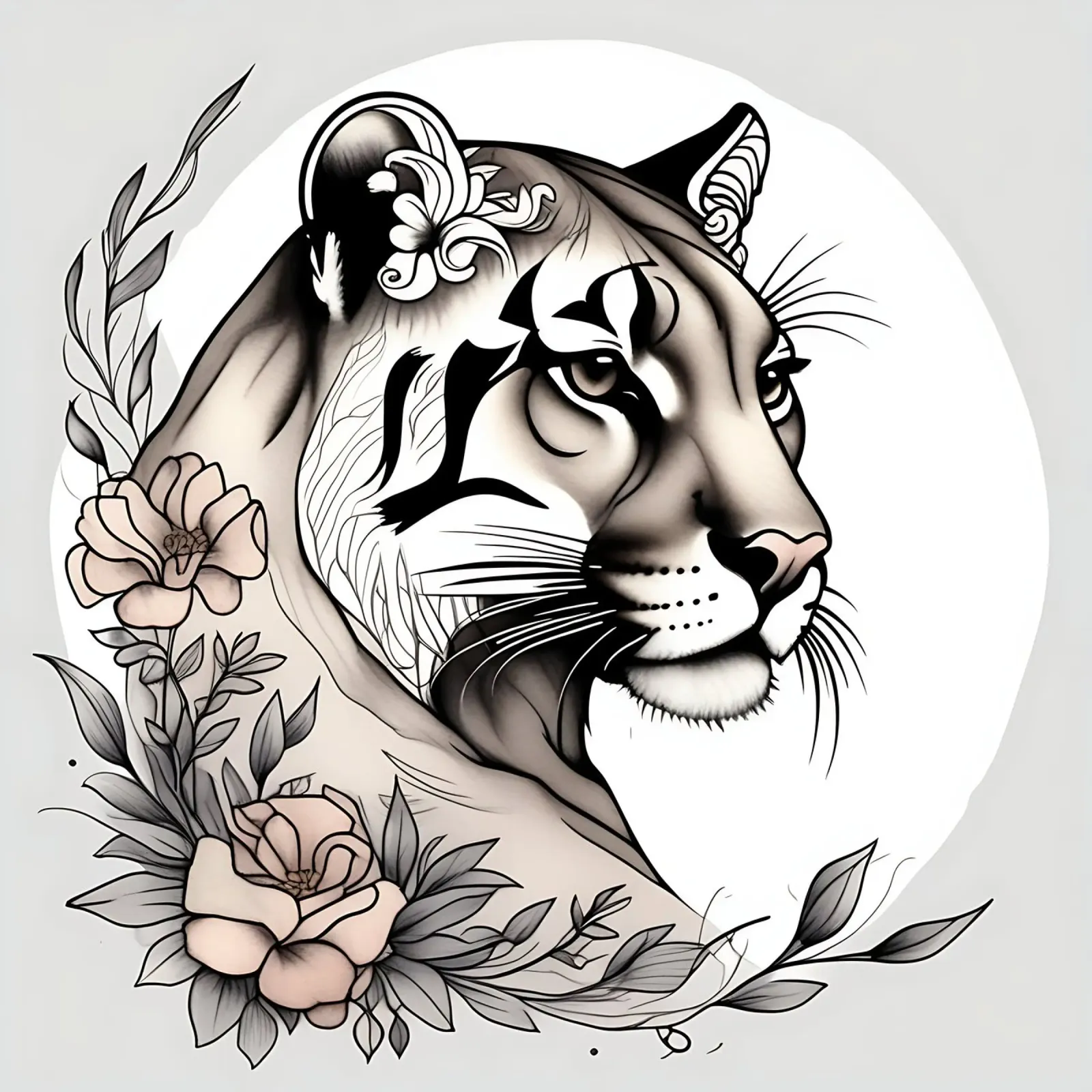Stile_tigre_B_1 carta hahnemühle da Tierisch bunt by LK