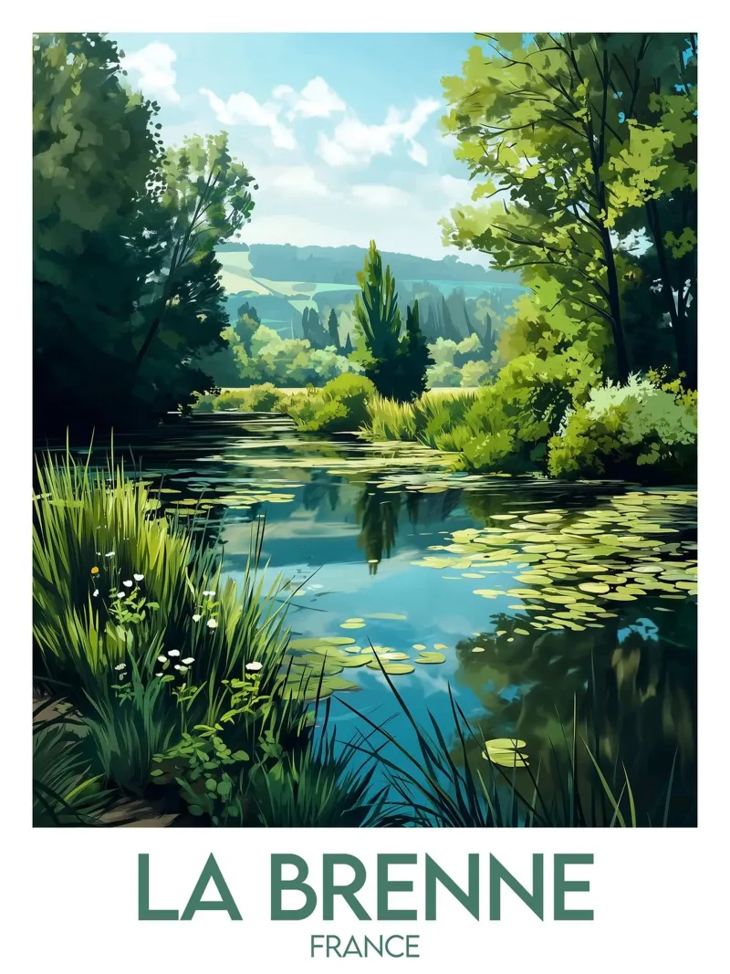 Affiche La Brenne poster da Frame the World