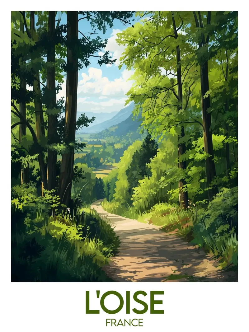 Poster L'Oise poster da Frame the World
