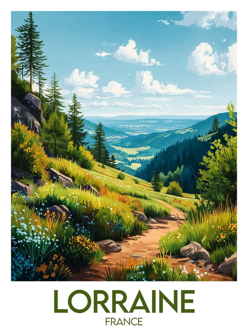 Poster di Lorena alluminio dibond da Frame the World
