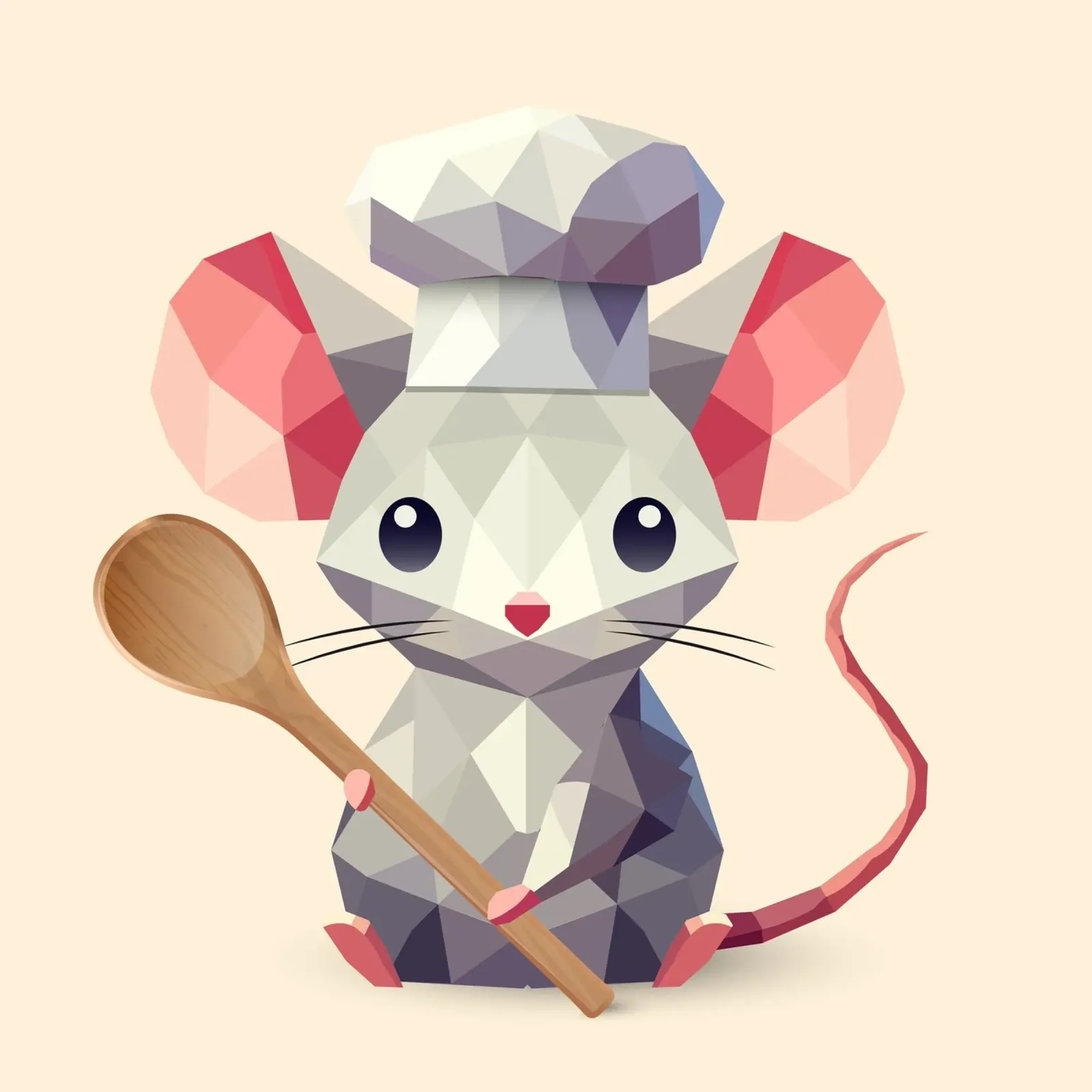 Mouse as chef - Culinary charm in a modern style hahnemühle by namosh