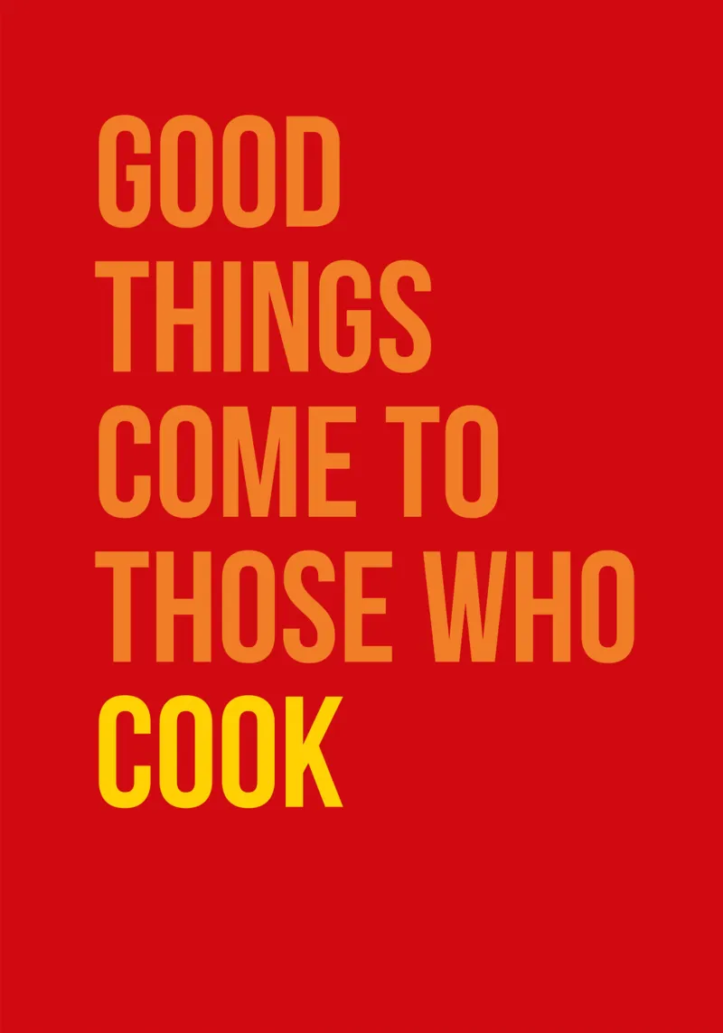 Good things come to those who cook carta hahnemühle da Thirty3A