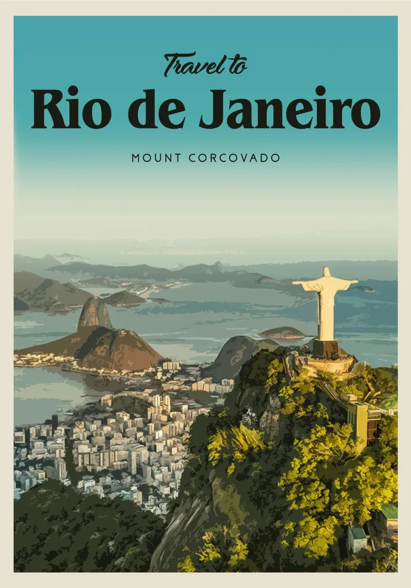 Reizen naar Rio canvas met Baklijst van Mercury Club
