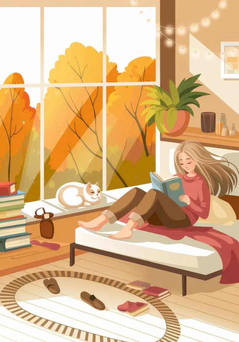 Autumnal Relaxation Harmony hahnemühle by Atelier Tiga