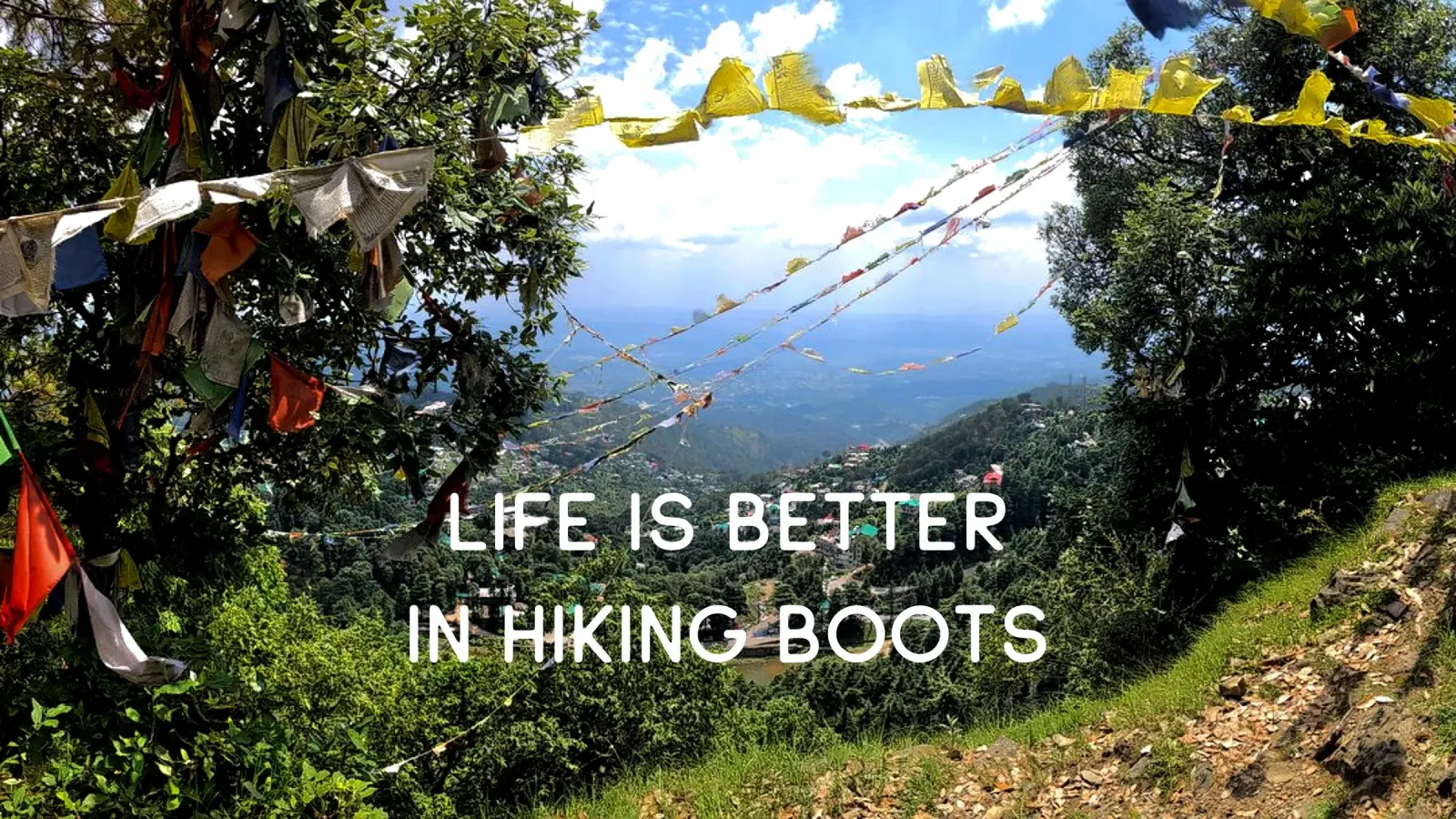 Life is better in hiking boots pellicola backlit da Happy 😃 Art 🎨 by Christine Schnoell
