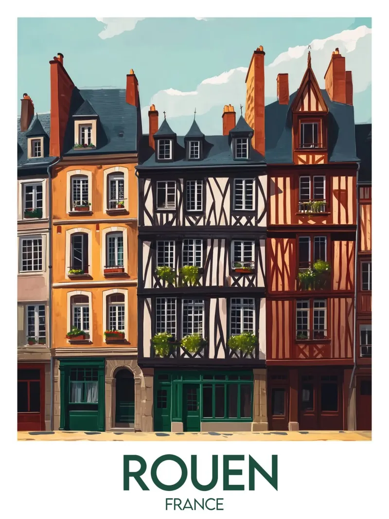 Manifesto di Rouen plexiglass da Frame the World