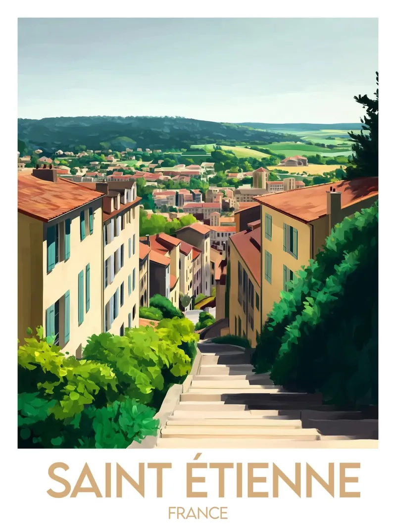 Manifesto di Saint Étienne carta hahnemühle da Frame the World